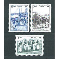 Feroe - Correo Yvert 282/4 ** Mnh