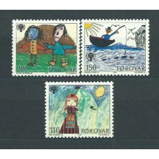 Feroe - Correo Yvert 39/41 ** Mnh Año del Niño