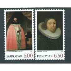 Feroe - Correo Yvert 467/68 ** Mnh Personajes Religiosos