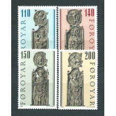 Feroe - Correo Yvert 49/52 ** Mnh Religión