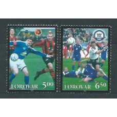 Feroe - Correo Yvert 495/6 ** Mnh Futbol