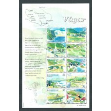 Feroe - Correo Yvert 509/518 ** Mnh Paisajes