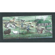 Feroe - Correo Yvert 519/21 ** Mnh Fauna