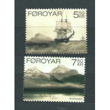 Feroe - Correo Yvert 582/3 ** Mnh Barco