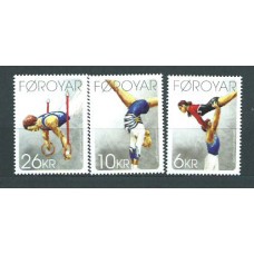 Feroe - Correo Yvert 673/5 ** Mnh Deportes Gimnasia