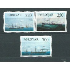 Feroe - Correo Yvert 73/75 ** Mnh Barcos