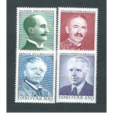 Feroe - Correo Yvert 93/6 ** Mnh Personajes