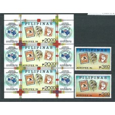 Filipinas - Correo 1984 Yvert 1397/98+H.21 ** Mnh  Filatelia