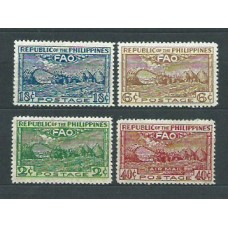 Filipinas - Correo 1948 Yvert 341/3+Av.38 * Mh