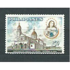 Filipinas - Correo 1958 Yvert 465 ** Mnh  Catedral de Manila