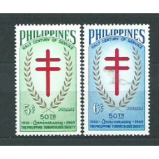 Filipinas - Correo 1960 Yvert 503/4 ** Mnh  Anti-tuberculosos