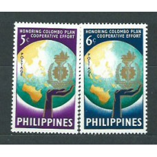 Filipinas - Correo 1961 Yvert 526/7 ** Mnh  Plan de Colombo