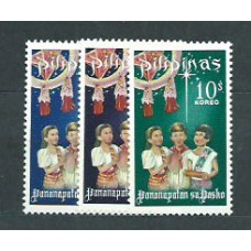 Filipinas - Correo 1968 Yvert 708/710 ** Mnh  Navidad