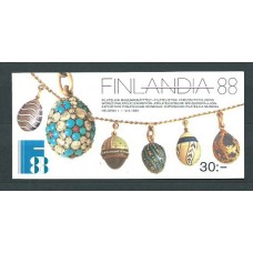 Finlandia - Correo 1988 Yvert 1014 Carnet ** Mnh Expo de filatelia