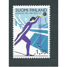 Finlandia - Correo 1989 Yvert 1034 ** Mnh Deportes ski