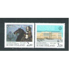 Finlandia - Correo 1990 Yvert 1072/3 ** Mnh Universidad de Helsinki