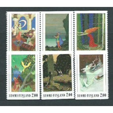 Finlandia - Correo 1990 Yvert 1080/85 ** Mnh Ilustraciones