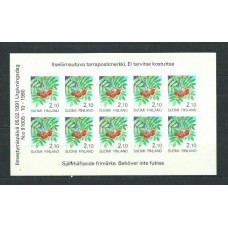 Finlandia - Correo 1991 Yvert 1095 Carnet ** Mnh Frutos