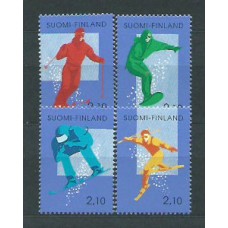 Finlandia - Correo 1991 Yvert 1118/1121 ** Mnh Deportes