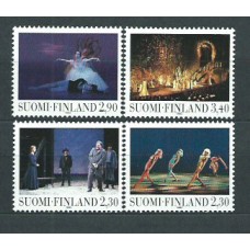 Finlandia - Correo 1993 Yvert 1194/97 ** Mnh Ópera