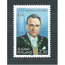 Finlandia - Correo 1993 Yvert 1201 ** Mnh Mauno Koivisto