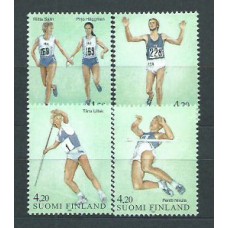 Finlandia - Correo 1994 Yvert 1217/220 ** Mnh Deportes