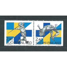 Finlandia - Correo 1994 Yvert 1232/33A ** Mnh Deportes