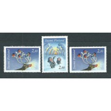 Finlandia - Correo 1994 Yvert 1240/1+1240a ** Mnh Navidad