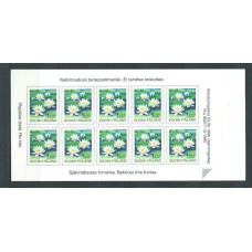 Finlandia - Correo 1996 Yvert 1312 Carnet ** Mnh Flores