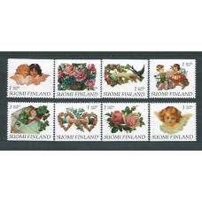 Finlandia - Correo 1997 Yvert 1336/43 ** Mnh Flores