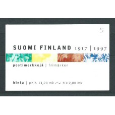 Finlandia - Correo 1997 Yvert 1358 Carnet ** Mnh Flora