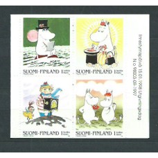 Finlandia - Correo 1998 Yvert 1382/85 ** Mnh Cómics