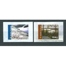 Finlandia - Correo 2002 Yvert 1563/4 ** Mnh Paisajes