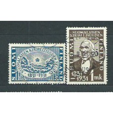 Finlandia - Correo 1931 Yvert 159/60 o Usado