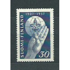 Finlandia - Correo 1957 Yvert 453 ** Mnh Scoutismo