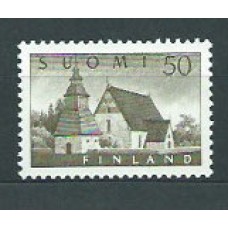 Finlandia - Correo 1957 Yvert 454 ** Mnh Iglesia Lammi