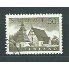 Finlandia - Correo 1957 Yvert 454 o Usado Iglesia Lammni