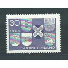 Finlandia - Correo 1960 Yvert 491 ** Mnh Escudos