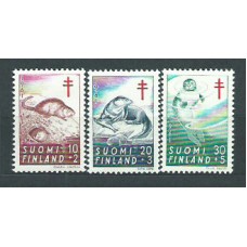 Finlandia - Correo 1961 Yvert 512/14 ** Mnh Fauna