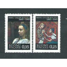 Finlandia - Correo 1965 Yvert 570/1 ** Mnh Pintura