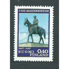 Finlandia - Correo 1967 Yvert 596 ** Mnh Mariscal Mannerheim