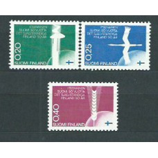 Finlandia - Correo 1967 Yvert 603/5 ** Mnh Independencia