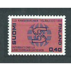 Finlandia - Correo 1969 Yvert 627 ** Mnh Organización del trabajo