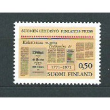 Finlandia - Correo 1971 Yvert 656 ** Mnh  Prensa