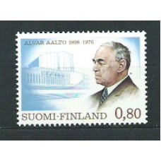 Finlandia - Correo 1976 Yvert 760 ** Mnh Alvar Aalto