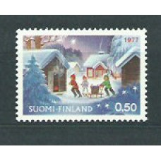 Finlandia - Correo 1977 Yvert 782 ** Mnh Navidad