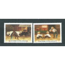 Finlandia - Correo 1980 Yvert 838/9 ** Mnh Navidad