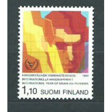 Finlandia - Correo 1981 Yvert 852 ** Mnh Incapacitados