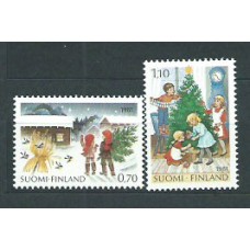 Finlandia - Correo 1981 Yvert 853/4 ** Mnh Navidad