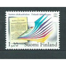 Finlandia - Correo 1982 Yvert 856 ** Mnh Periodismo